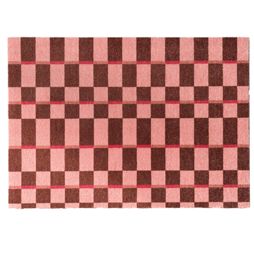 FabFoyer Checker Soft Pink | ca. 60x85 cm - Solza.nl