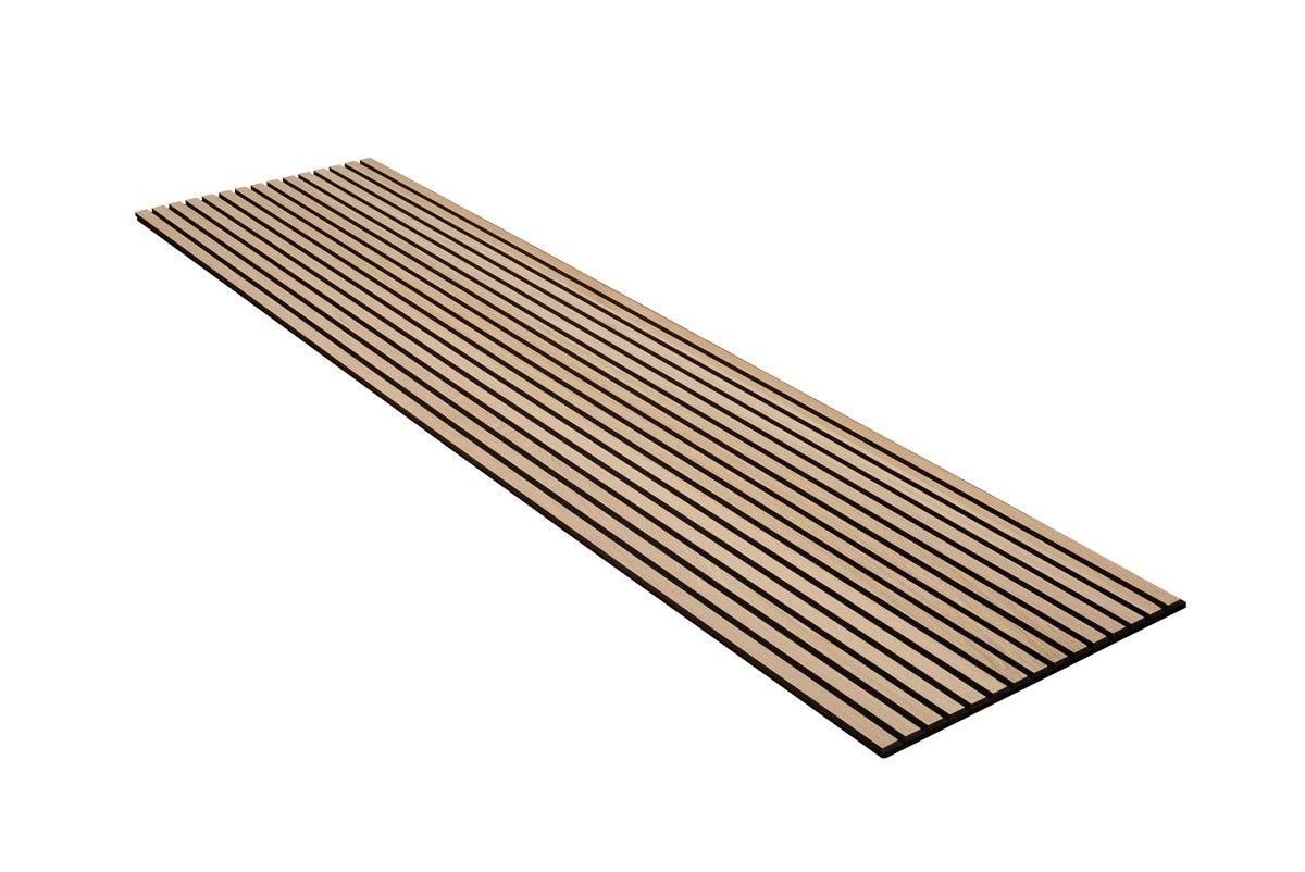 Floer Akupanel XL Wandpanelen Beige Eiken - 300 x 60 cm - Akoestische Panelen - Solza.nl