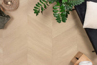 Floer Chevron Plak PVC Natuur Eiken MEGAMAT FLR-3571 - Hongaarse Punt - Solza.nl