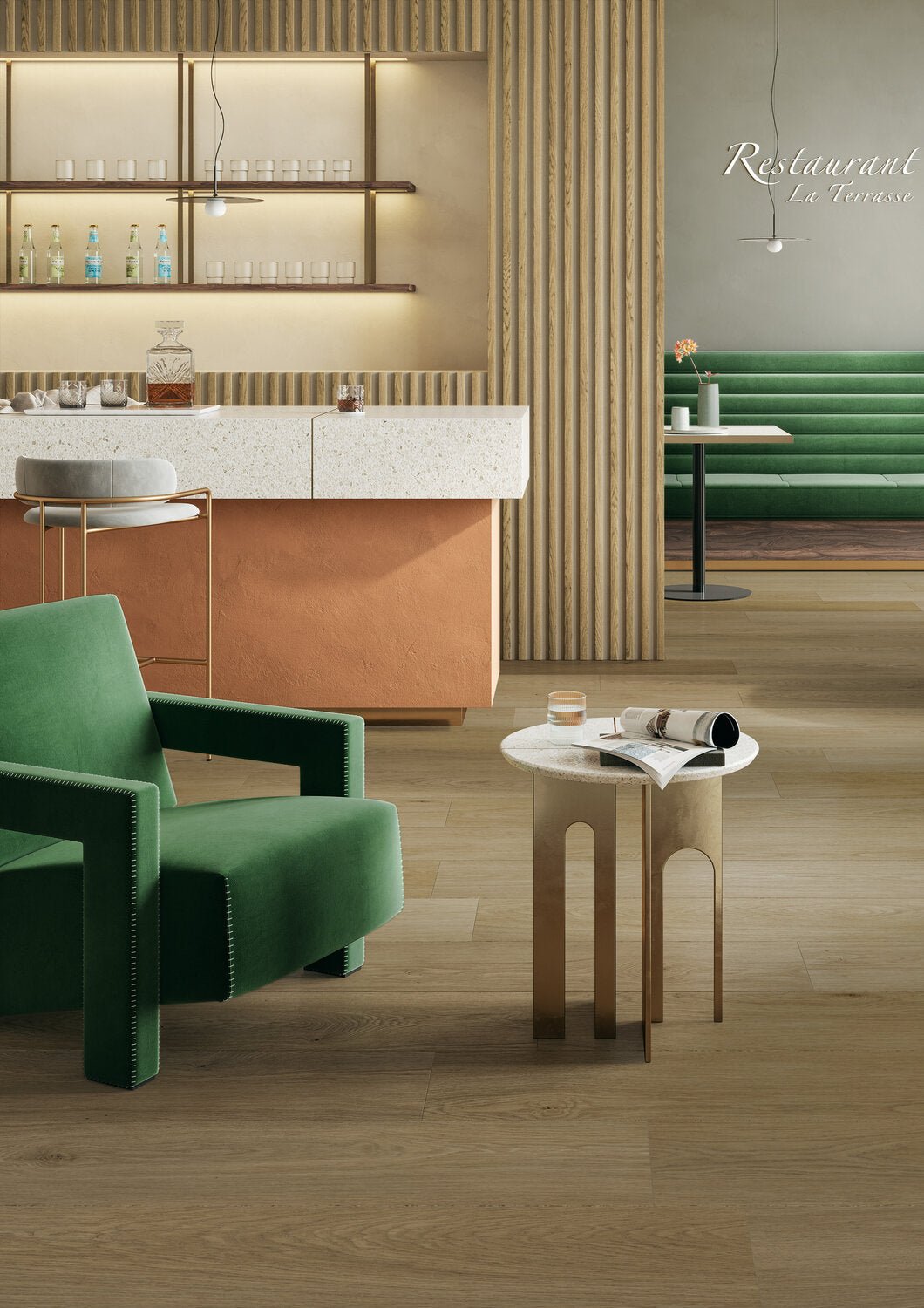 Gerflor Creation 55 1274 Lounge Oak Chestnut Dryback PVC - Solza.nl