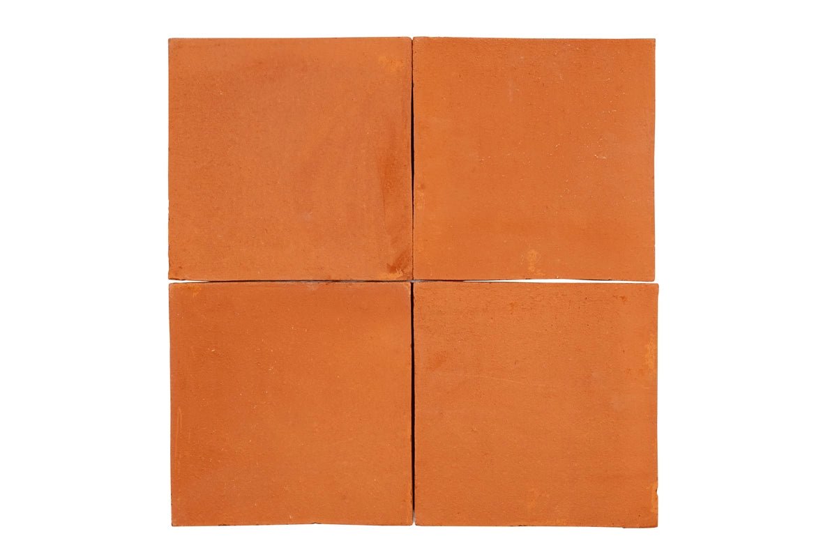 Yzina Terracotta Tegels Roja - 24x24x2cm - Handgemaakt - Solza.nl