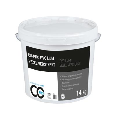 Co-Pro PVC Lijm Vezel Versterkt 14kg - Solza.nl