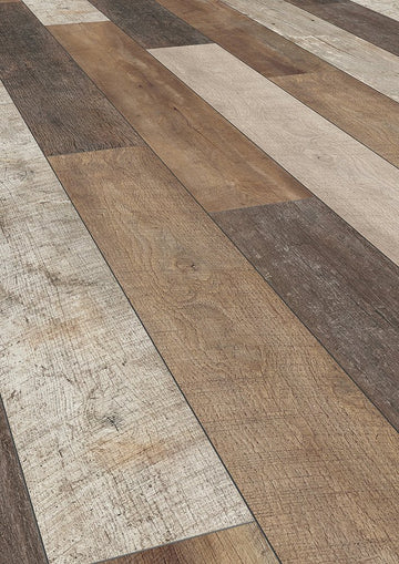 Floer Sloophout Laminaat Versleten Planken Donker Fastclick 1528