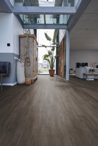 Floorlife Click PVC Bankstown Dark Grey 3619 SRC - Rechte stroken 122x22.8 cm Donkergrijs / Antraciet - Solza.nl