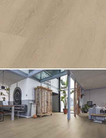 Floorlife Click PVC Merton Beige 7510 - Rechte stroken 122 x 22.9 cm