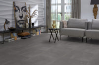 Floorlife Click PVC Tegel Victoria Anthracite 6213 SRC - Vierkant 61x61 cm - Solza.nl