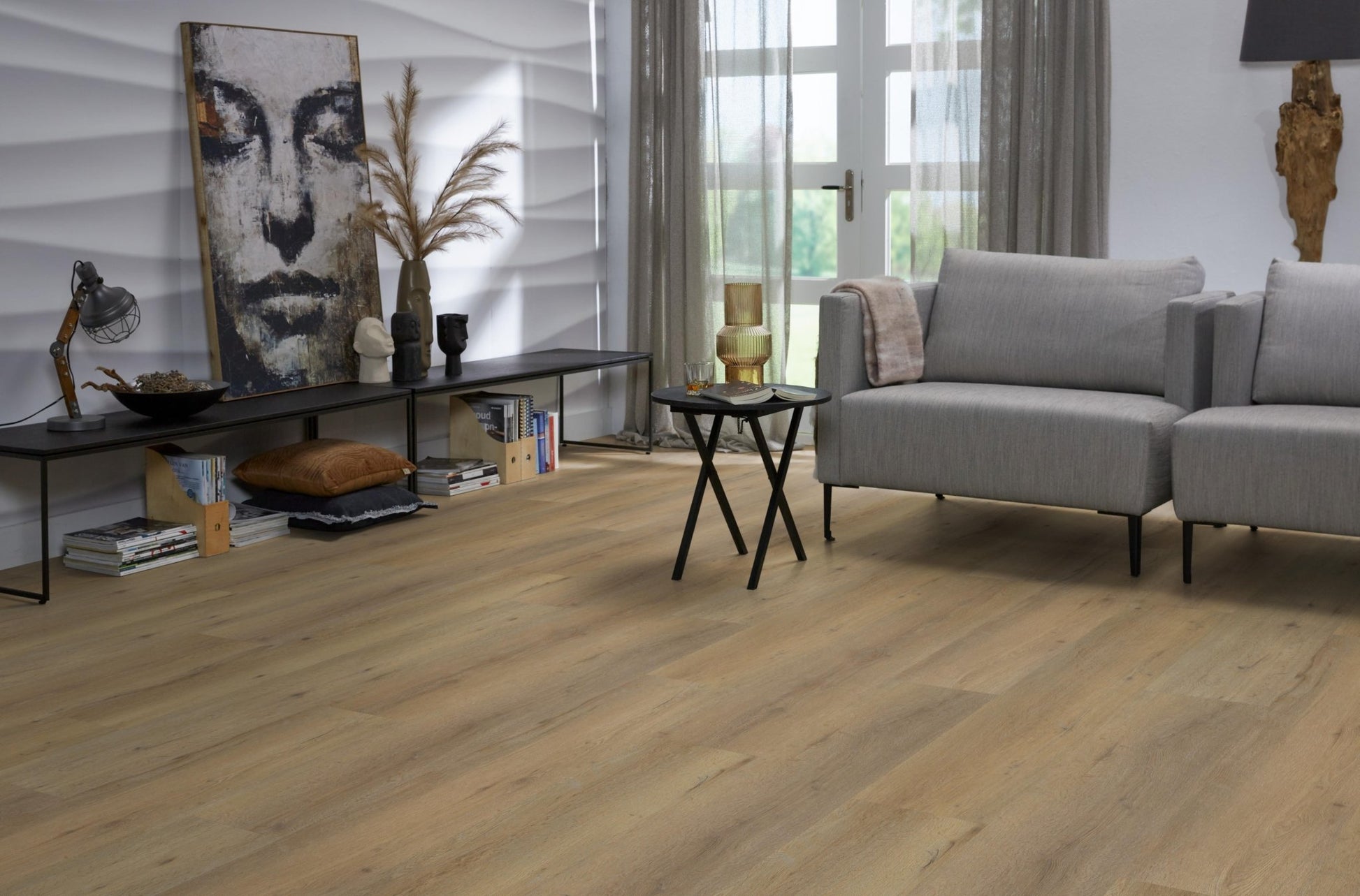 Floorlife Leyton Dark Oak 1823 Dryback PVC Rechte Stroken - Solza.nl