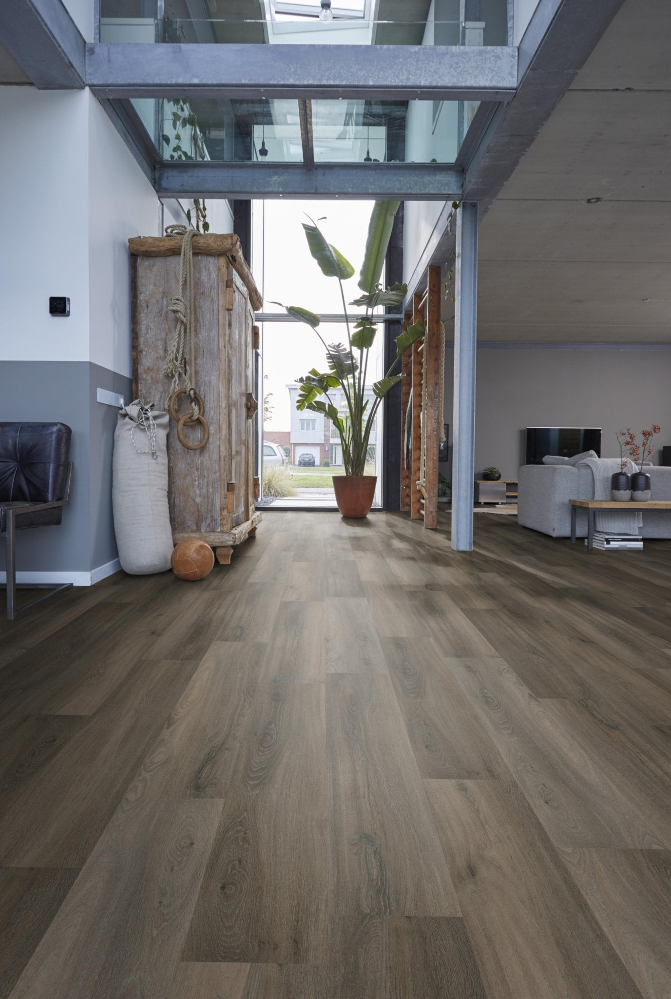 Floorlife Paddington Dark Grey 4506 Dryback PVC Rechte Stroken - Solza.nl