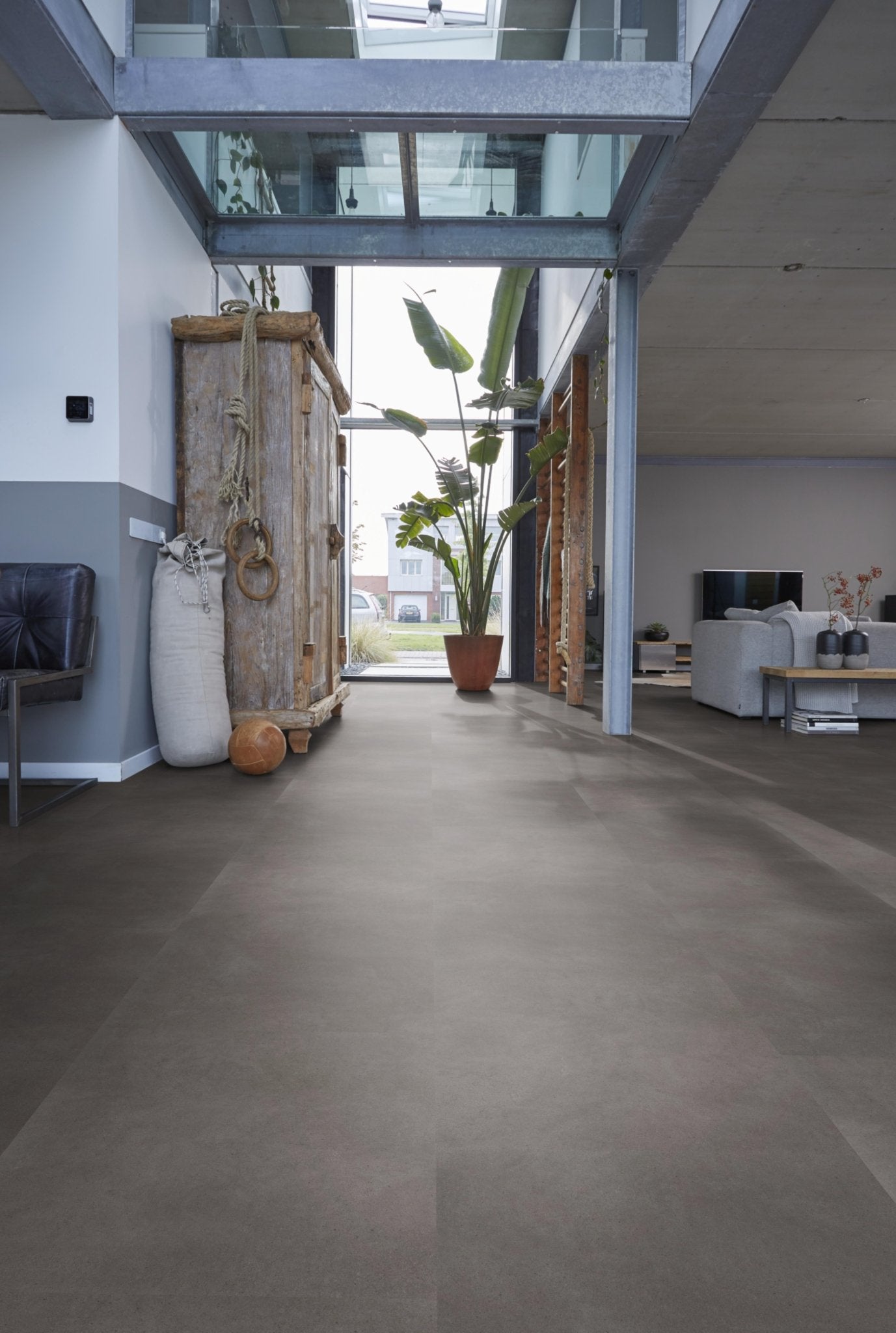 Floorlife Peckham Grey 1881 Tegel Dryback PVC - 61x61 cm - Solza.nl