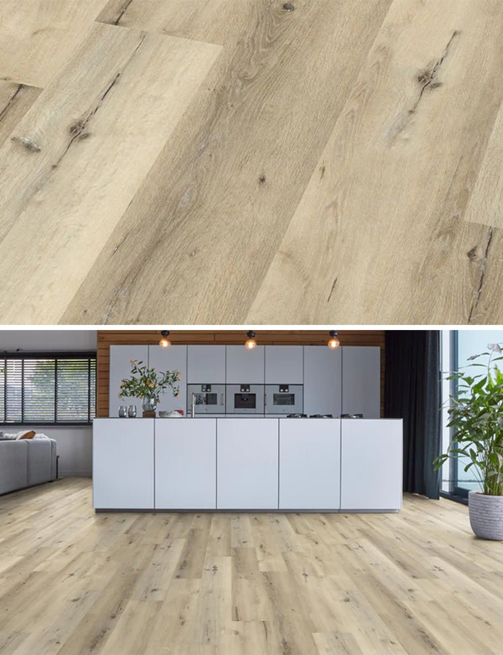 Floorlife Sydney Harbour Light Oak 1911 Dryback PVC Rechte Stroken - Solza.nl