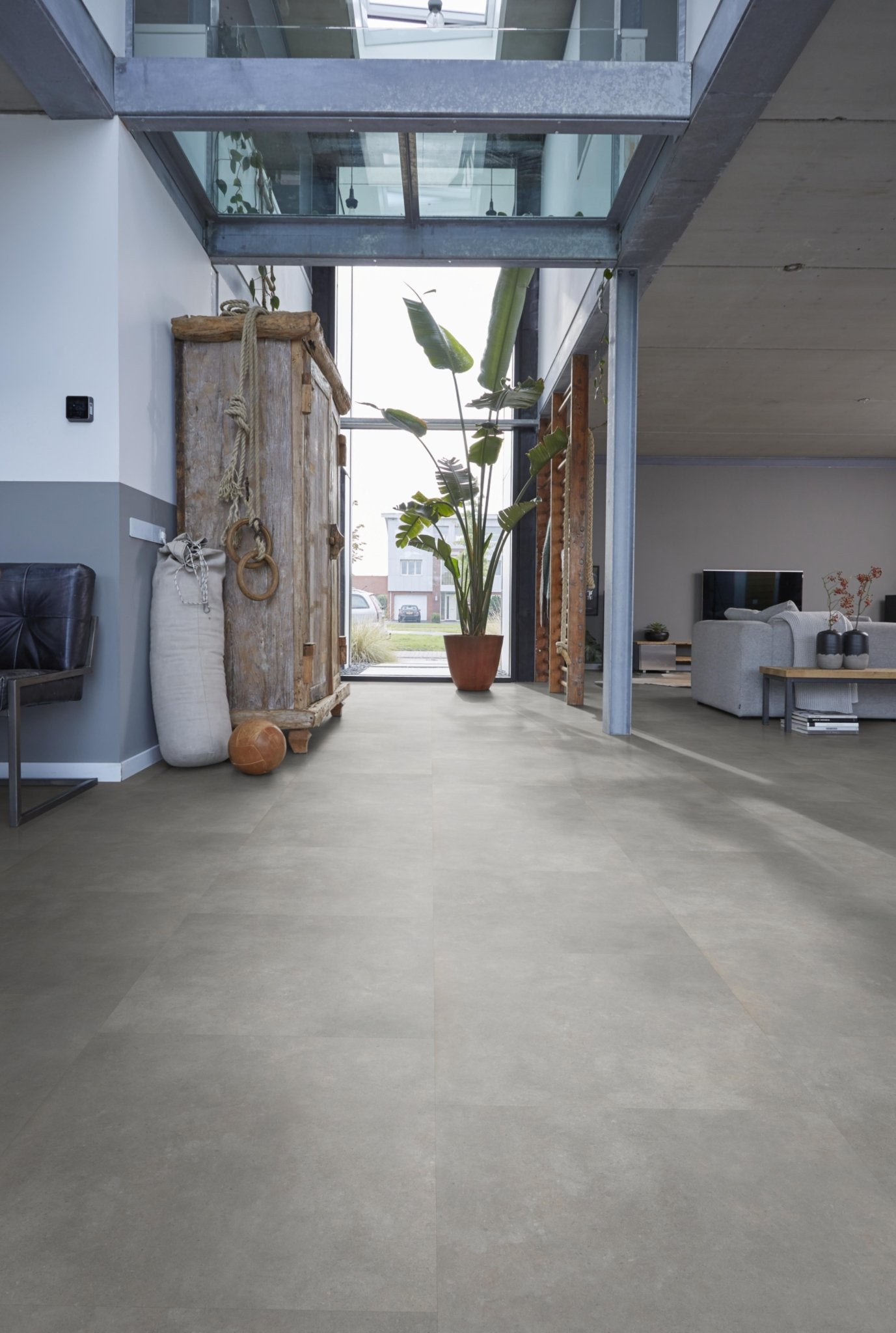 Floorlife Victoria Light Grey 5211 Tegel Dryback PVC - 61x61 cm - Solza.nl