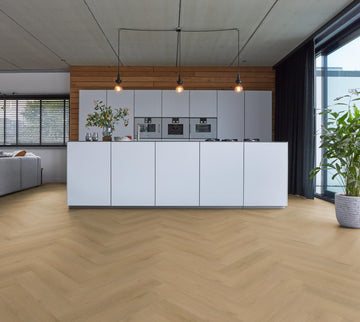 Floorlife Visgraat Click PVC YUP Merton Herringbone Light Oak 7613