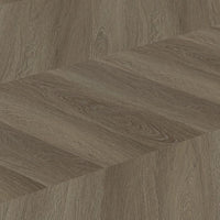 Floorlife Yup Fulham Chevron Brown 1615 Dryback PVC - Hongaarse Punt - Solza.nl