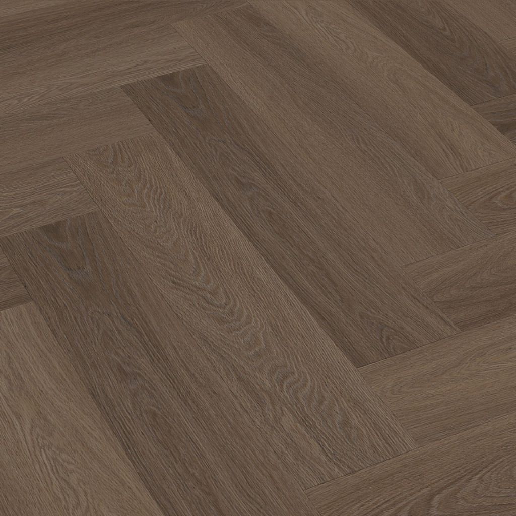 Floorlife Yup Fulham Herringbone Brown 2615 SRC Click PVC - Solza.nl