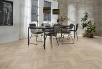 Floorlife Yup Herringbone Small Paddington Beige Dryback PVC - Solza.nl