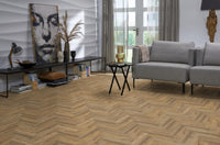 Floorlife Yup Herringbone Sydney Harbour Dark Oak Dryback PVC - Rustiek visgraat - Solza.nl