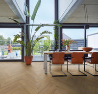 Floorlife Yup Leyton Herringbone Dark Oak Dryback PVC - Solza.nl