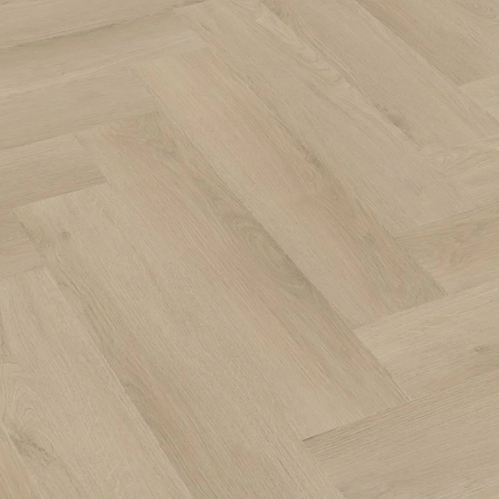 Floorlife Yup Merton Herringbone Beige Dryback PVC - Solza.nl