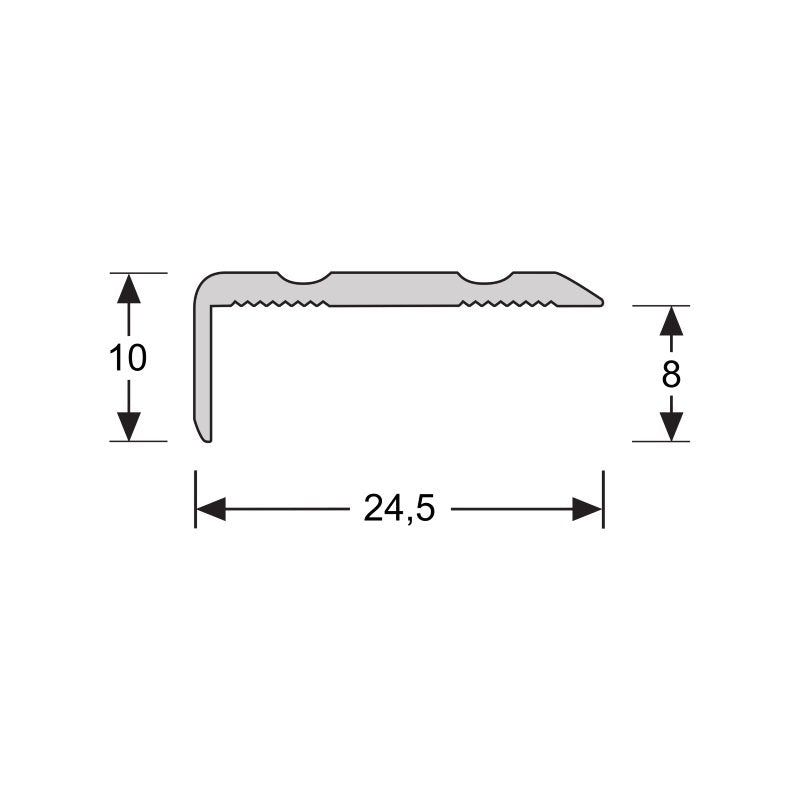 Hoeklijnprofiel Zelfklevend 10mm Eik Licht Beige 63197 - Solza.nl