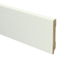 MDF Tijdloze plint 90x12 wit voorgelakt RAL 9010 - Solza.nl