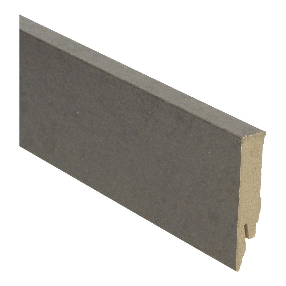 Rechte Folieplint 70X14 Beton Gepolijst Donker 27093 - Solza.nl