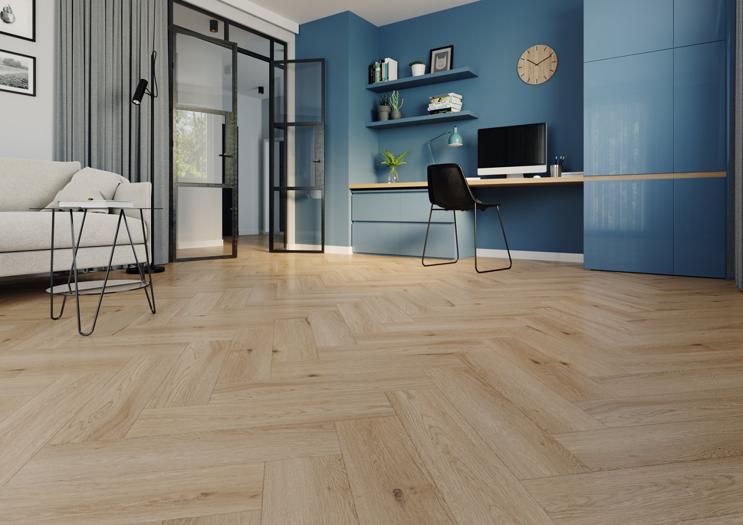 Solza Visgraat Click PVC - Yankee Oak - Solza.nl